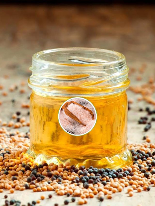 मोहरीच्या तेलात सैंधव मीठ मिक्स करून का लावतात?