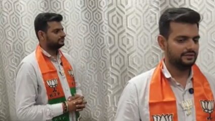 Palghar Election : निवडणूक जिंकून मनातला देशसेवेचा विचार पूर्ण करेन- करण तिवारी