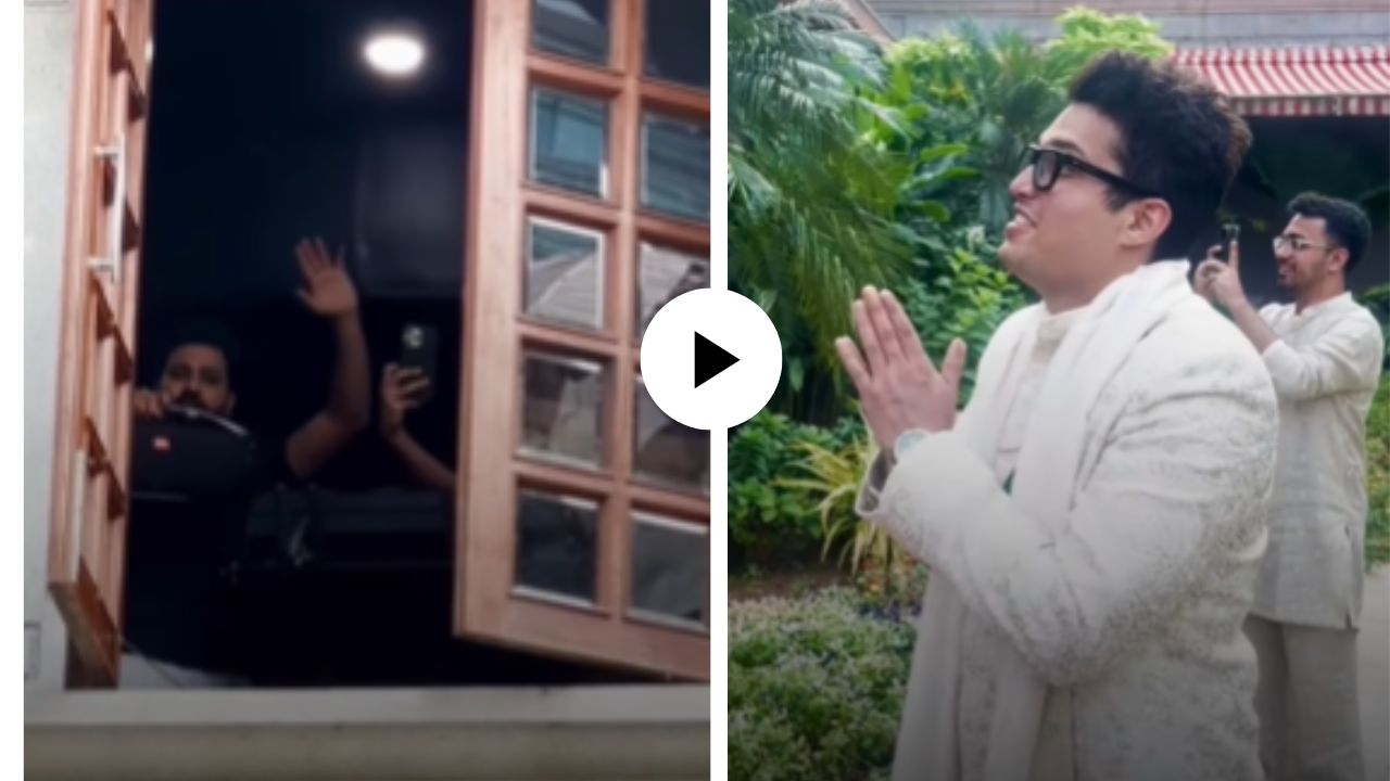 नवविवाहित जोडप्याला रोहित शर्माचं अनोखं गिफ्ट! वर्क आऊटदरम्यान केला भन्नाट डान्स, हिटमॅनला पाहून वराने जोडले हात; Video Viral