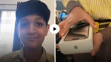 1.5 लाखांचा पराठा? चिमुकल्याला डबा सापडला नाही म्हणून iPhone च्या बॉक्समध्ये घेऊन गेला टिफिन, शिक्षकांची प्रतिक्रिया पाहाल तर…