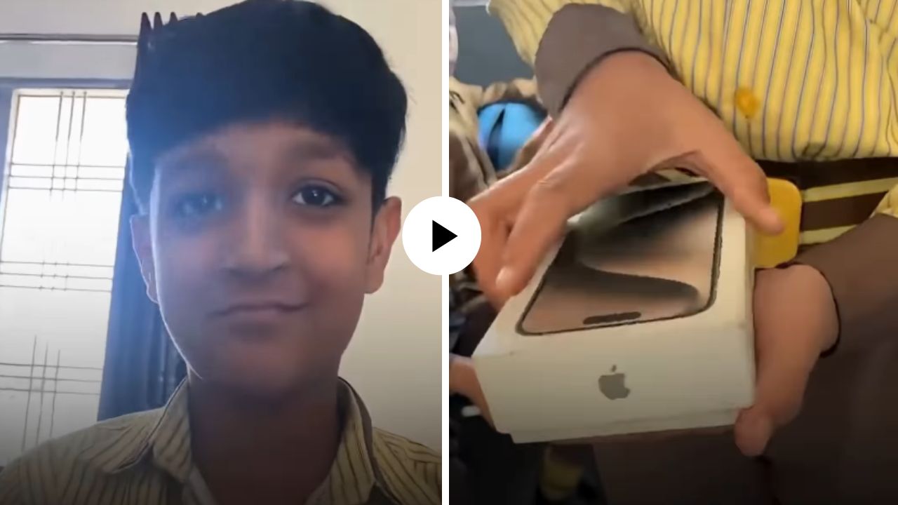 1.5 लाखांचा पराठा? चिमुकल्याला डबा सापडला नाही म्हणून iPhone च्या बॉक्समध्ये घेऊन गेला टिफिन, शिक्षकांची प्रतिक्रिया पाहाल तर…