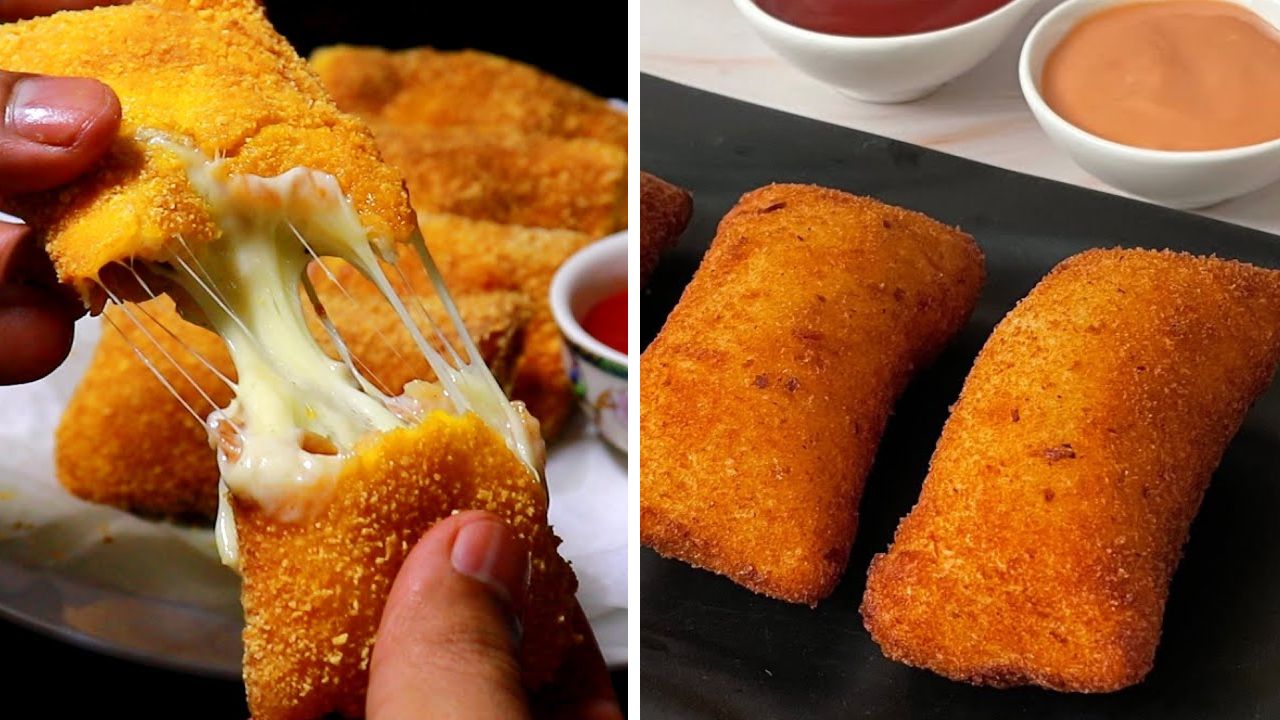 लहानच काय तर मोठेही होतील खुश, संध्याकाळच्या नाश्त्याला बनवा टेस्टी चीज पॅकेट्स, रेसिपी नोट करा