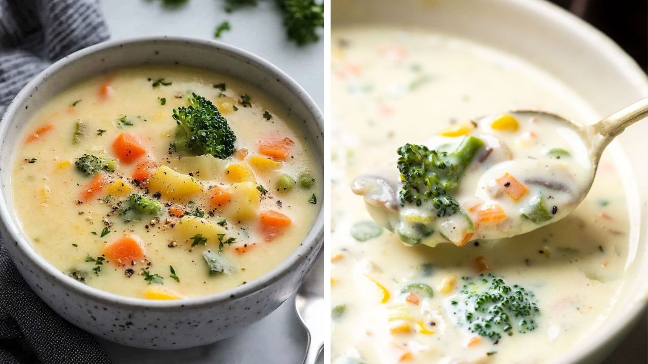 Winter Soup Recipe : थंडीच्या दिवसांत घरी बनवा गरमा गरम ‘क्रिमी व्हेजिटेबल सूप”; आरोग्यासाठी ठरेल फायदेशीर