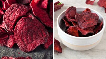 कुरकुरीत नाश्ता चहाची मजा वाढवेल, यंदा घरी बटाट्याचे नाही तर लालचुटुक बीटरूट चिप्स बनवून पहा; रेसिपी नोट करा