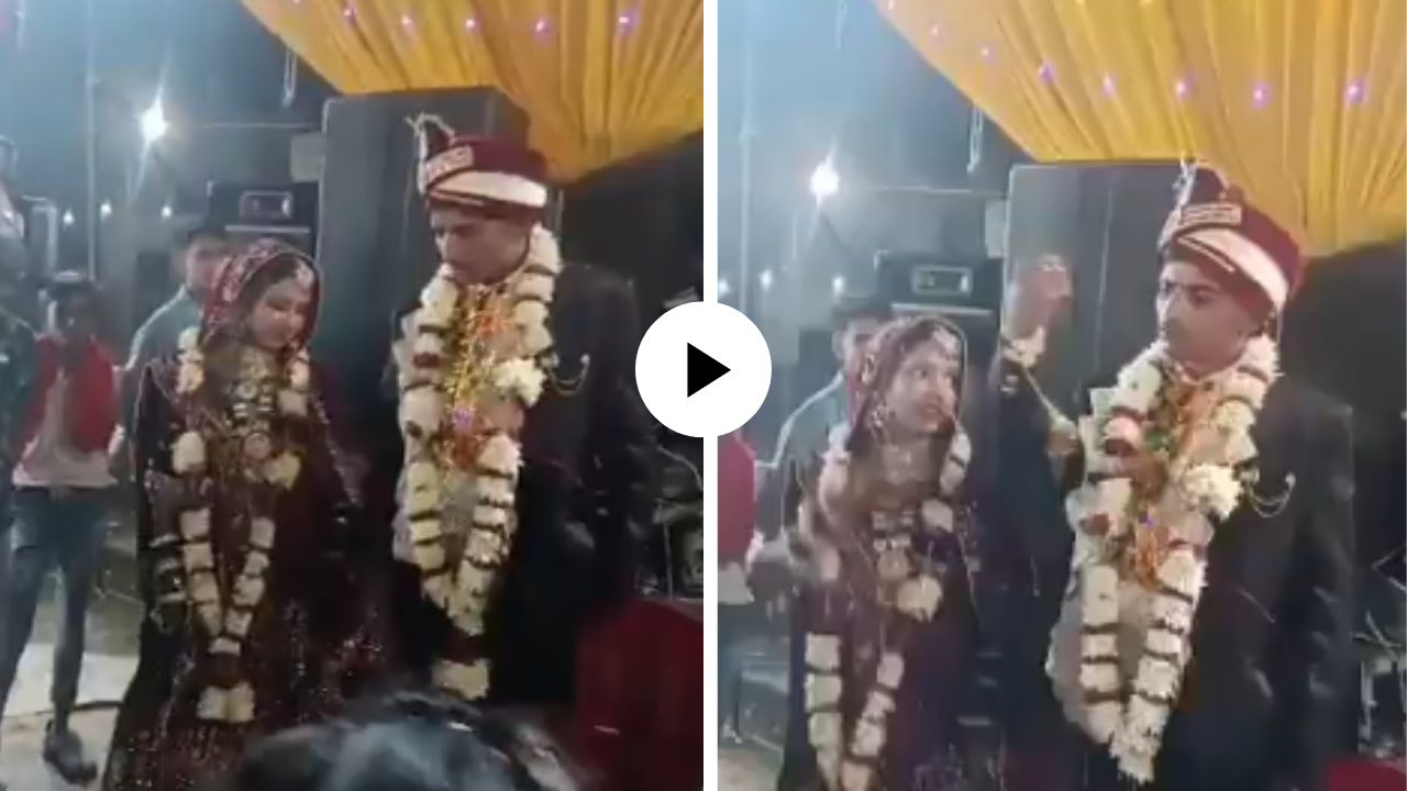 अजब लग्नाची गजब कहाणी! लग्नात मनसोक्त नाचली अन् संधी भेटताच वराला सोडून भरमंडपातून गायब झाली नवरी; Video Viral