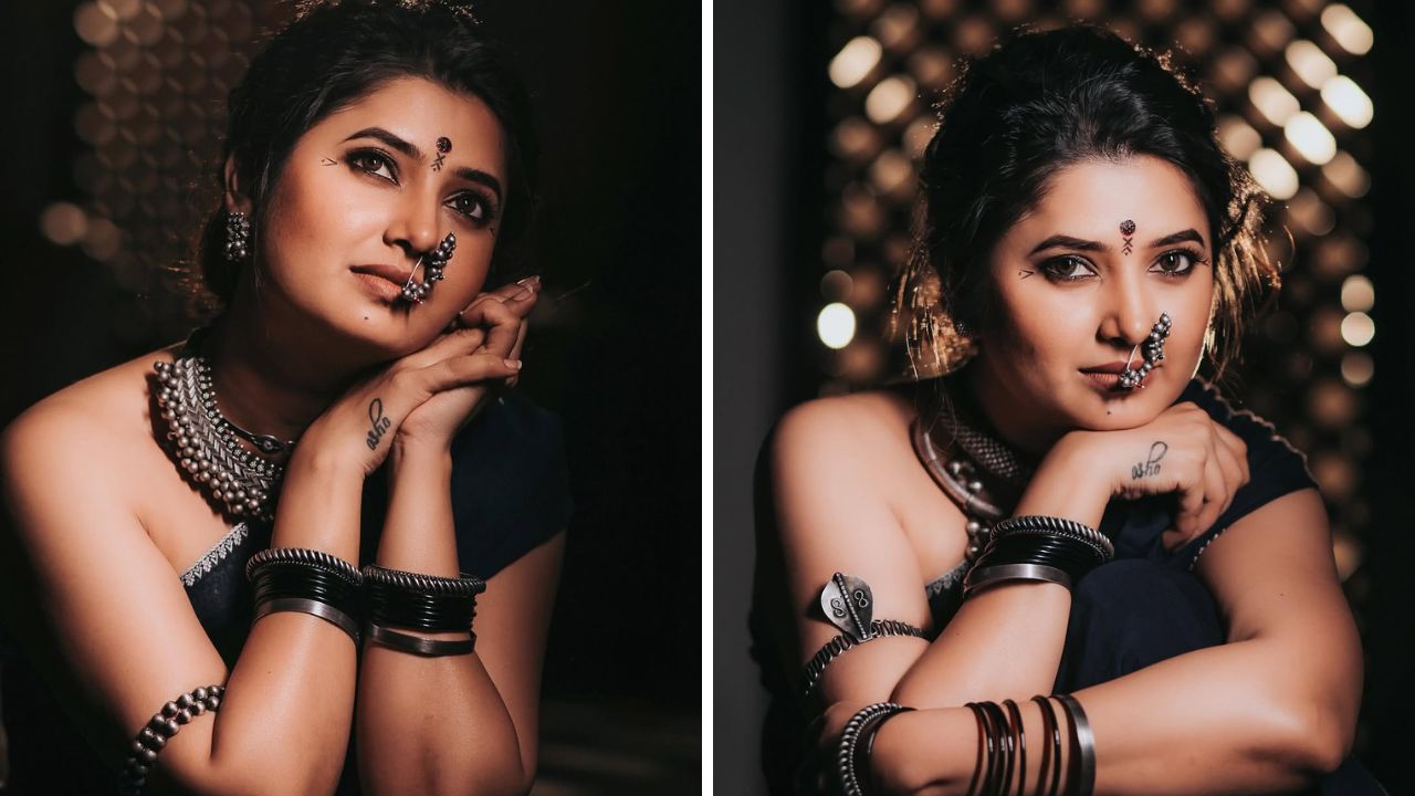 ”गावरान सौंदर्य… मातीतलं सौंदर्य ”.. प्राजक्ता माळीचा पारंपरिक म्हाळसा लूक सोशल मीडियावर व्हायरल!