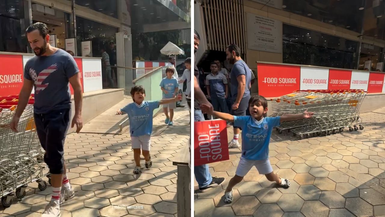 सैफ अली खानचा छोटा बॉडीगार्ड जेह, मुलाची ‘ती’ कृती होतोय व्हायरल, नेटकऱ्यांकडून कौतुकाचा वर्षाव