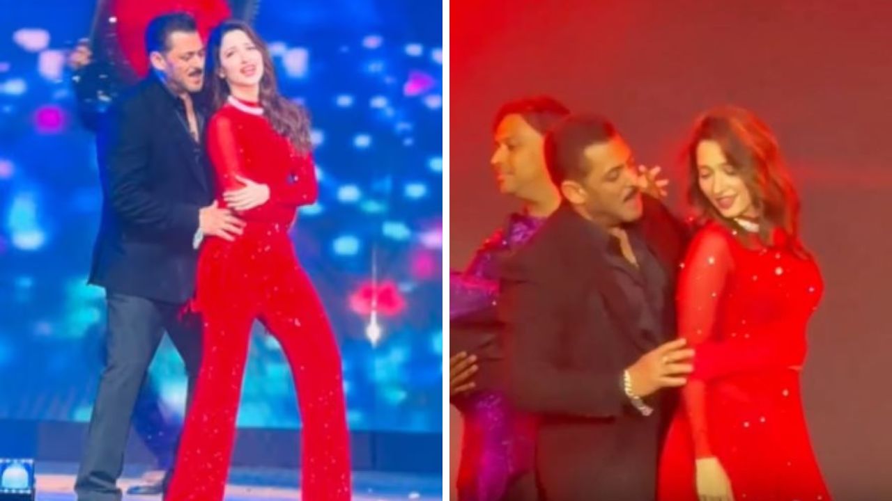 भाईजानचा व्हिडिओ चर्चेत! सलमान खानचा २४ वर्षांनी लहान अभिनेत्रीसोबत रोमँटिक डान्स, Video व्हायरल