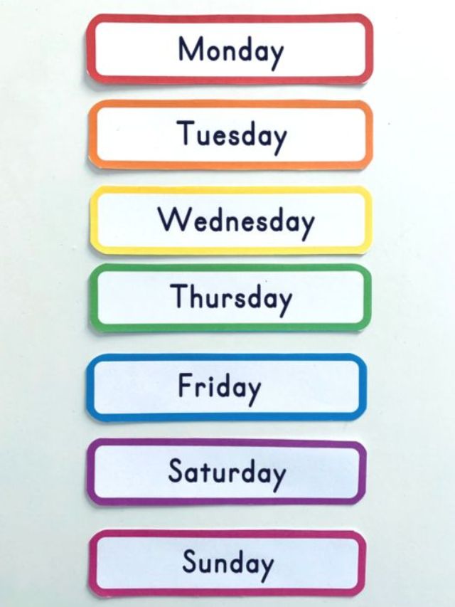 ही आहे आठवड्यातील 7 दिवसांची खरी नावं