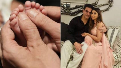 अरबाज खानच्या गोंडस मुलगीची दिसली पहिली झलक, पत्नी शूरा देखील झाली भावुक; पाहा Photo