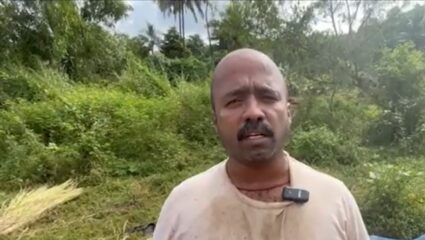 Sindhudug : सिंधुदुर्गात अवकाळी पावसाने भातपीक संकटात; शेतकऱ्यांची अखेरची धडपड सुरू