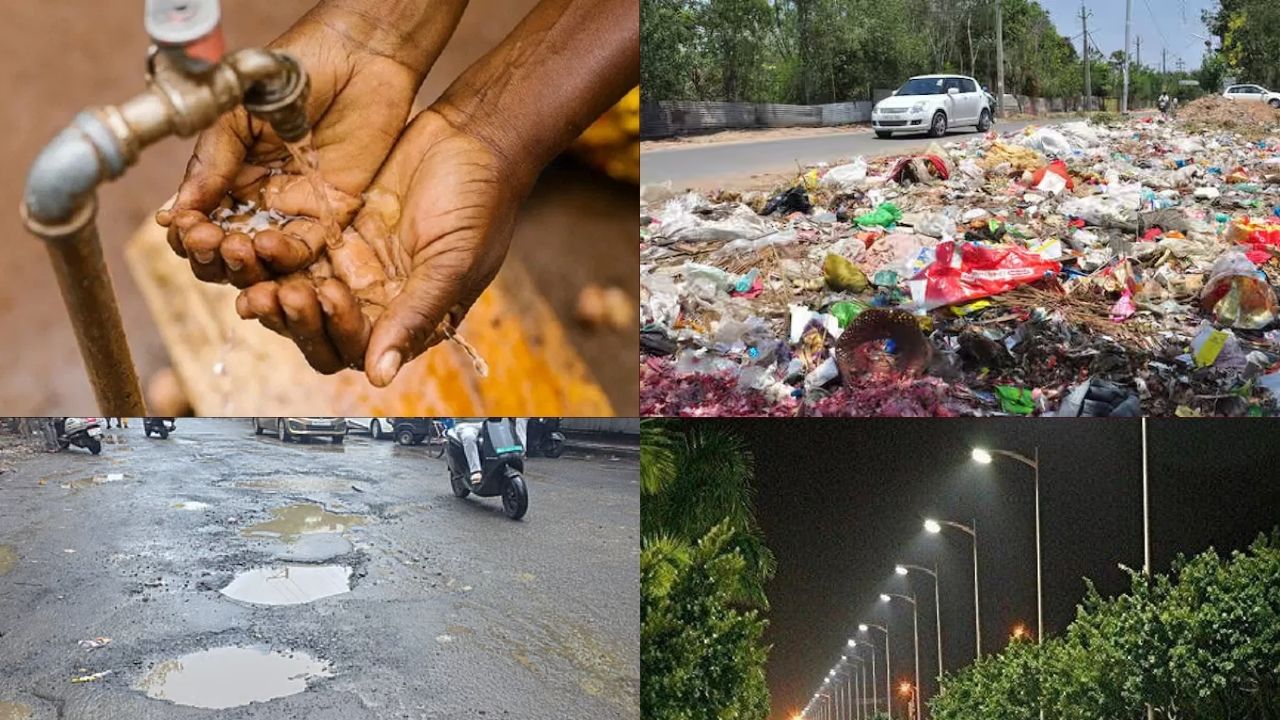 वसमतची ‘विकास’ फसवणूक; कोट्यवधी खर्च, ठेकेदारांचे वैभव वाढले, शहर मात्र खड्ड्यात