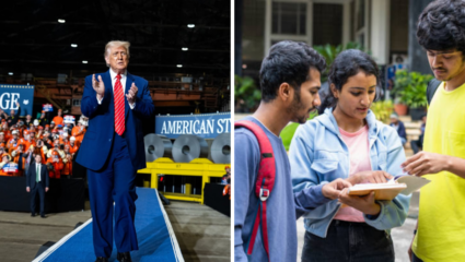 ट्रम्पच्या ‘हेकेखोरगिरीचा’ दिसू लागला परिणाम! अमेरिकेत भारतीय विद्यार्थ्यांच्या प्रवेशाच्या संख्येत कमालीची घट