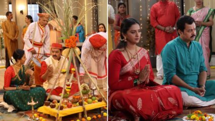 समर-स्वानंदी आयुष्याला नवीन नात्याची सुरुवात! सत्यनारायण पूजेत जोडप्यांचा पहिला भावनिक क्षण