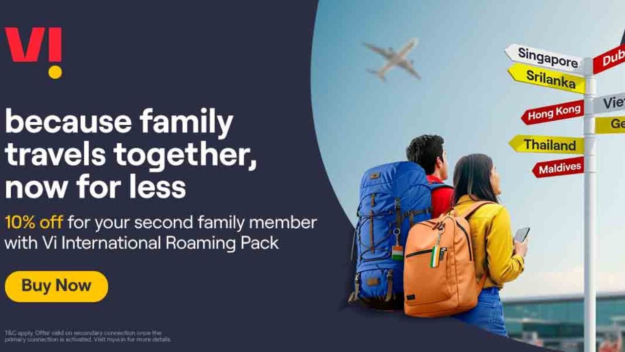 वी ने परदेशी प्रवासाचा चिंतामुक्त अनुभव देण्यासाठी आणले टेलिकॉम उद्योगक्षेत्रात प्रथमच फॅमिली आयआर प्रपोजिशन