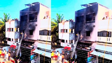 विट्यात भांड्याच्या दुकानाला भीषण आग; चौघांचा होरपळून मृत्यू