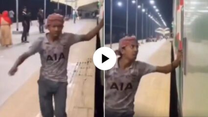 माणुसकी कुठे गेली? ट्रेनमागे धावत राहिला तरुण विक्रेता, पण ग्राहकाने…; काय घडलं जाणून येईल संताप, Video Viral