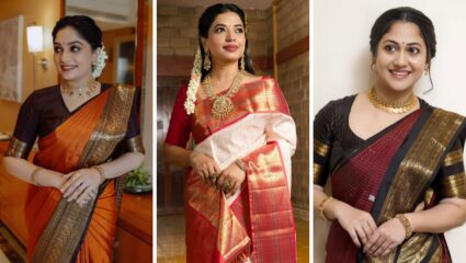लग्न समारंभात नेसा दक्षिण भारताची ओळख असलेल्या भरजरी साड्या, नववधू दिसेल आकर्षक आणि सुंदर