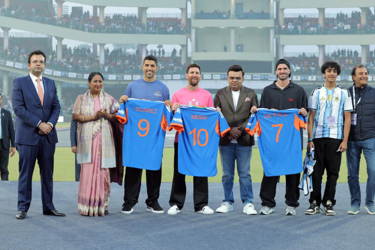 Lionel Messi in Delhi: दिल्लीत मेस्सीचा जलवा! ICC अध्यक्ष Jay Shah यांनी दिली खास भेट