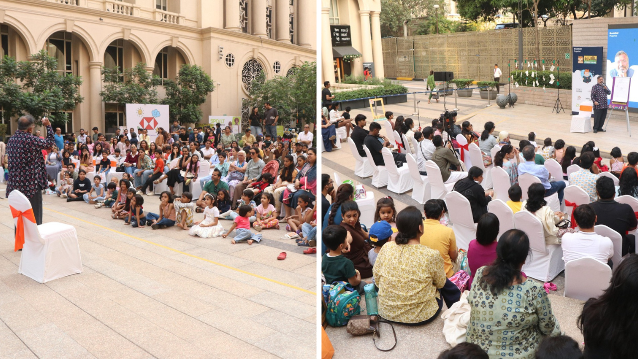 मुंबईत पहिला बालसाहित्य महोत्सव, ब्रेनोलॉजी आणि ब्रुकफील्ड प्रॉपर्टीजची भागीदारी; कौटुंबिक शिक्षणाचा प्रेरणादायक उत्सव