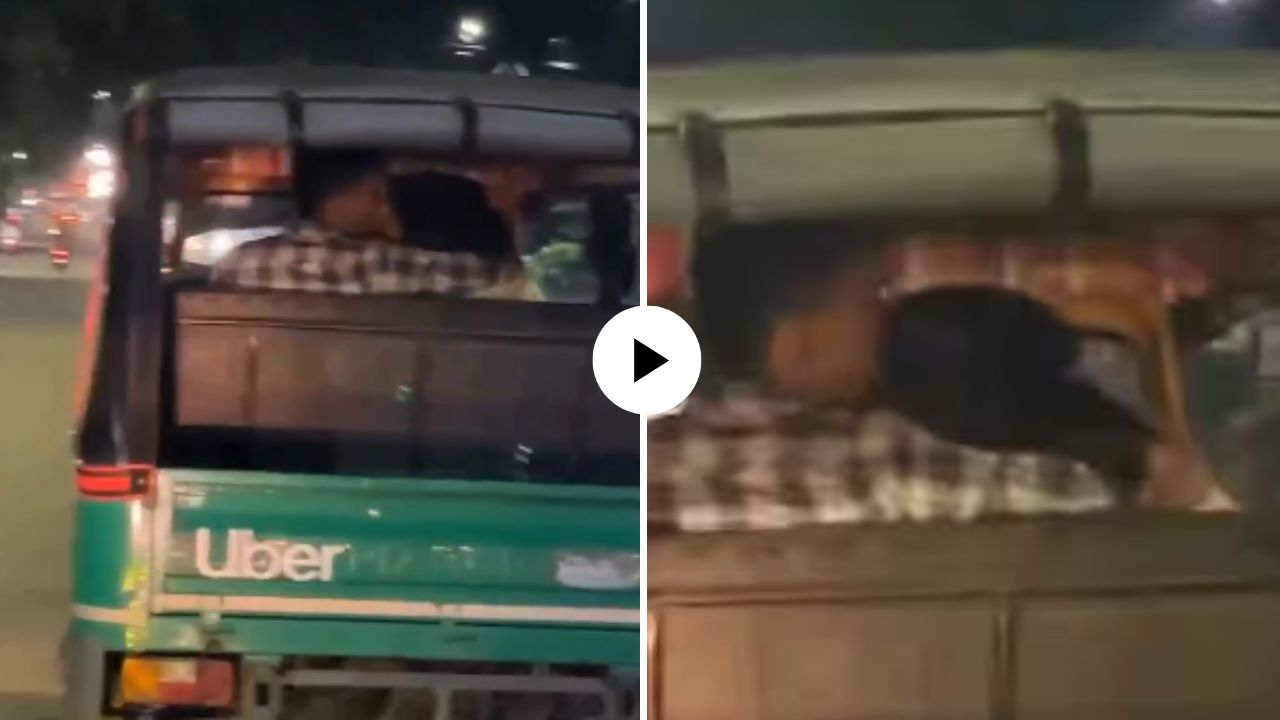 ऑटो नाही OYOचं! धावत्या रिक्षात जोडप्याचे अश्लील चाळे; VIDEO पाहून नेटकरी संतापले, म्हणाले…