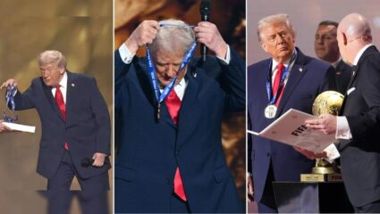 ‘आपणच सूर्य, बाकी सावल्या’ असं म्हणत Trumpने पुन्हा बढाया मारल्या; नोबेल पारितोषिक न मिळाल्याने अमेरिकेने देऊ केला ‘हा’ पुरस्कार