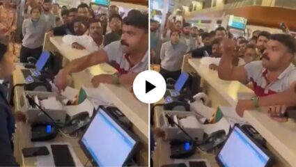 ‘माझ्या मुलीला सॅनटरी पॅड द्या’ ; एअरपोर्टवर हतबल पित्याची इंडिगो स्टाफकडे विनंती, VIDEO VIRAL