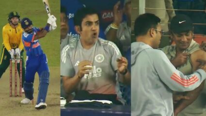IND vs SA 5th T20 : हार्दिकने मारलेलाल चेंडू कॅमेरामनवर आदळला! गौतम गंभीरच्या हृदयाचा ठोका चुका अन्…; VIDEO VIRAL