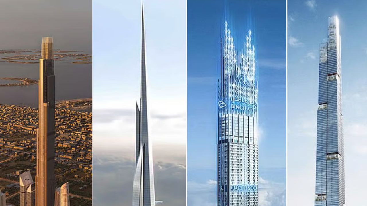 Engineering Marvel : Saudi Arabiaत उभा राहतोय आकाशाला गवसणी घालणारा चमत्कार; बुर्ज खलिफाला देणार टक्कर