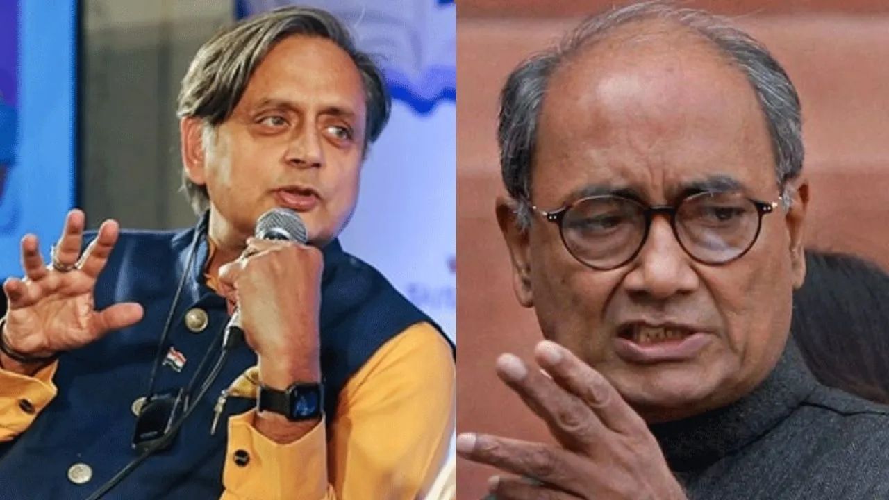 Congress Politics: काँग्रेसमध्ये नेमकं चाललयं काय? दिग्विजय सिंहाना शशी थरूरांचे समर्थन; म्हणाले