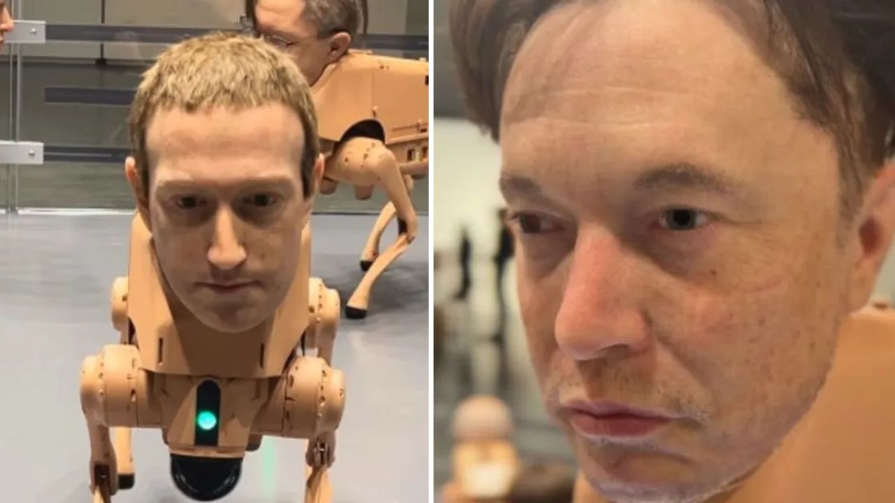 Zuckerberg आणि Musk झाले रोबोट डॉग! व्हायरल VIDEO ने घातला सोशल मीडियावर धुमाकूळ