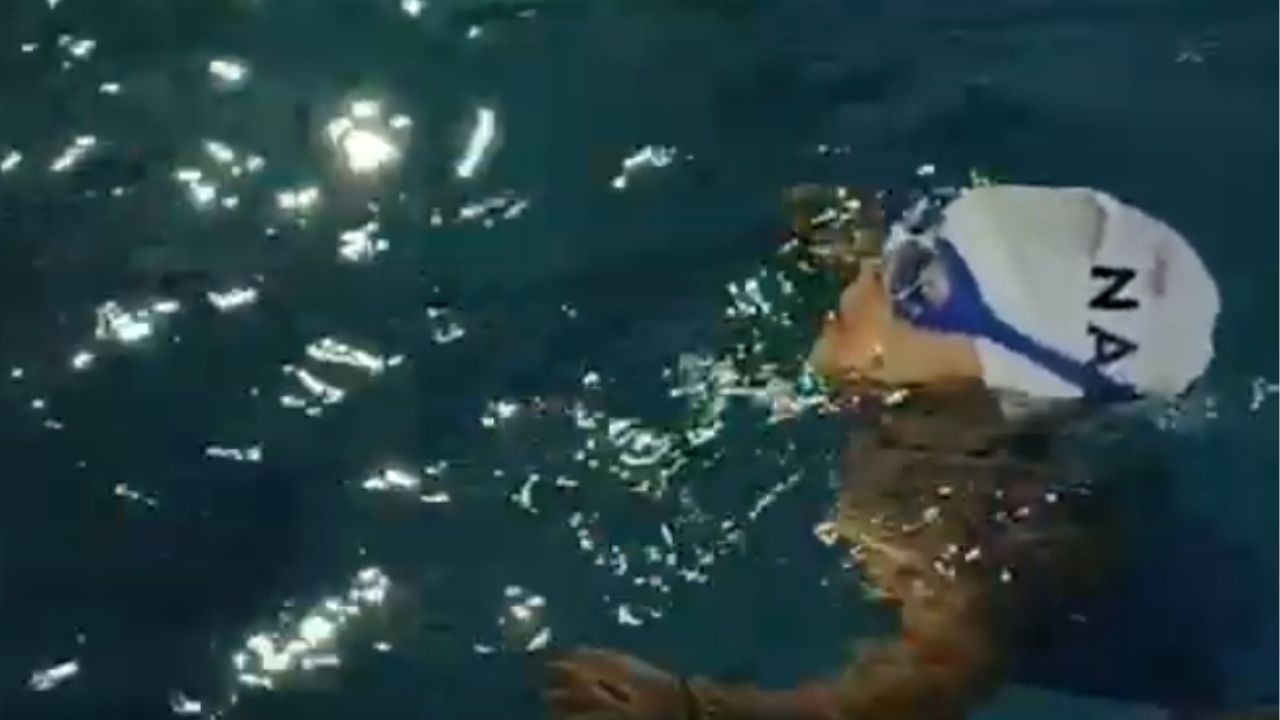 Ratnagiri : नऊ महिन्याची चिमुरडी ‘रडणं’ विसरून ‘पोहणं’ शिकली