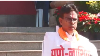 पुणे नाशिक हाय स्पीड रेल्वे शिर्डीमार्गे नेण्याचा घाट? आ. डॉ. किरण लहामटेंचा तीव्र विरोध