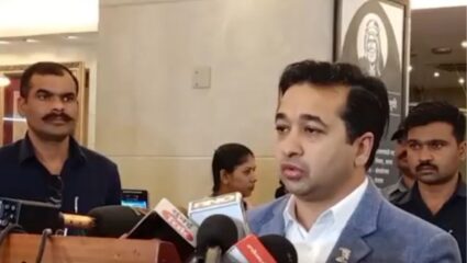 MUMBAI : काँग्रेस पाकिस्तानची भाषा बोलणार पक्ष आहे – नितेश राणे