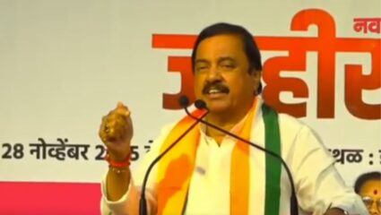 Raigad : खोपोलीत हाय व्होल्टेज राजकीय ड्रामा; तटकरे–थोरवे ‘डीएनए’ वादाने तापलं मैदान