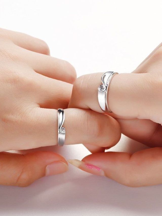 प्लॅटिनम कपल rings ची नवी डिझाइन्स, परफेक्ट मॅच