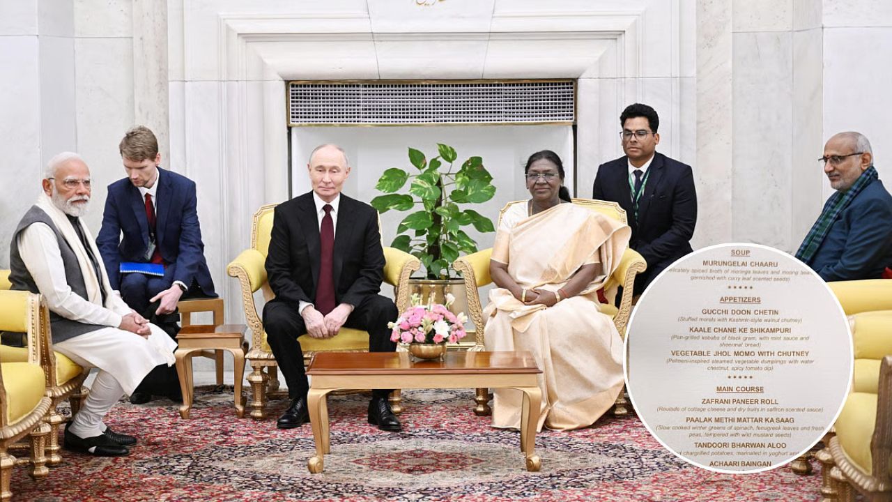 भारताचे राजेशाही आदरातिथ्य! काश्मीरी चटणी ते जाफरानी पनीर रोल ; पुतिनसाठी आयोजित खास डिनरनचा मेन्यू व्हायरल
