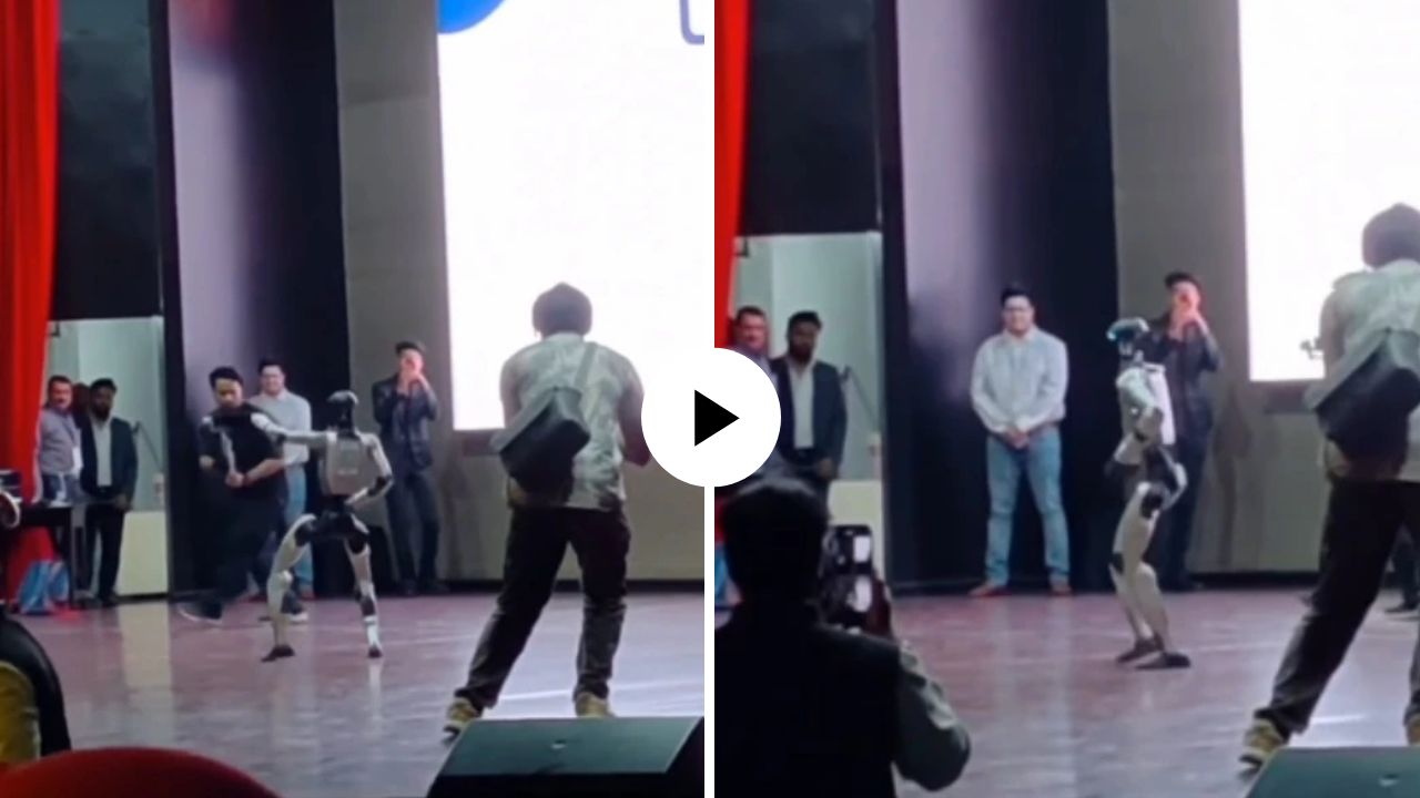 धुरंधर चित्रपटाची क्रेझ! FA9LA गाण्यावर चक्क थिरकला रोबोट; VIDEO पाहून नेटकरीही थक्क