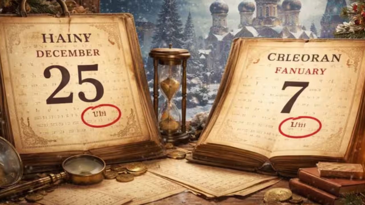ज्युलियन कॅलेंडर आणि ग्रेगोरियन कॅलेंडरमध्ये फक्त १३ दिवसांचा फरक आहे