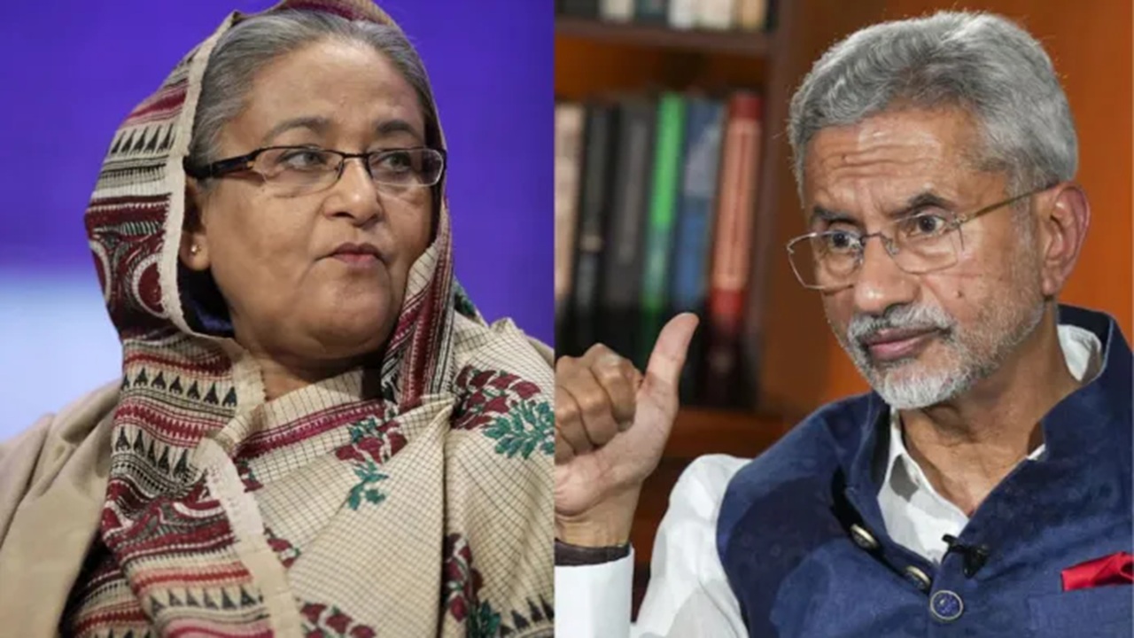 S. Jaishankar : शेख हसीना भारतात किती काळ राहणार? परराष्ट्र मंत्री एस जयशंकर यांनी बांगलादेशवर टीका करत स्पष्टच सांगितलं…