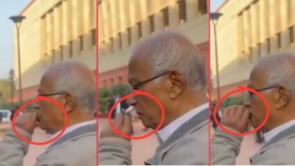 Saugat Roy E-cigarette : संसदेच्या आवाराला काही मर्यादा आहे का नाही? TMC खासदारने थेट फुंकली E – Cigarette, कारवाईची मागणी