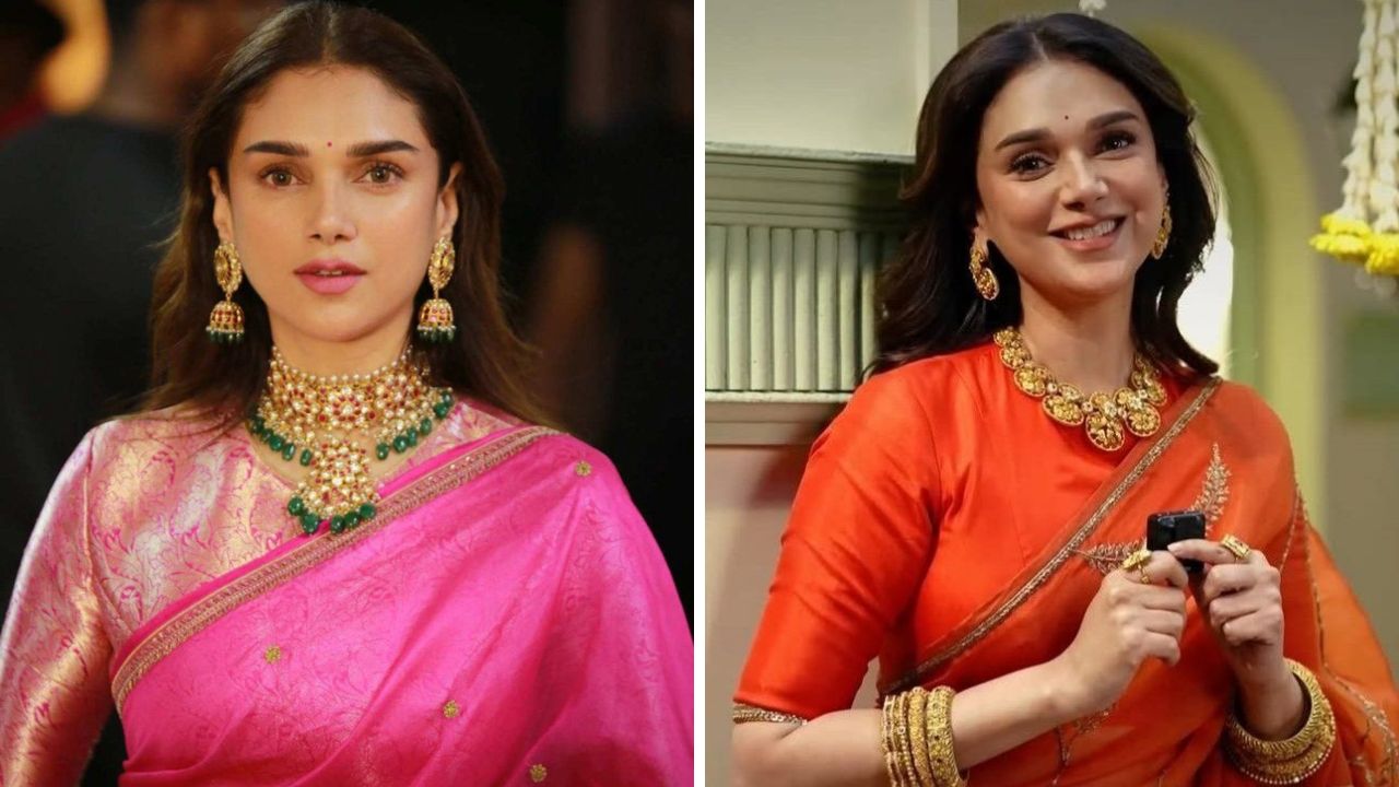 लग्न सोहळ्यांमध्ये काहींना खूप हेवी साडी नेसायला आवडत नाही. साधी आणि हलकी साडी नेसल्यानंतर गळ्याभोवती भरगच्च दागिने घालावेत. 