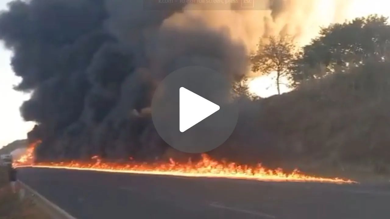 Beed Tanker Blast: ‘आगीच्या प्रचंड ज्वाला, धुराचे लोट अन्…’, मांजरसुंबा घाटात डिझेल टँकरचा भीषण स्फोट; धक्कादायक Video व्हायरल