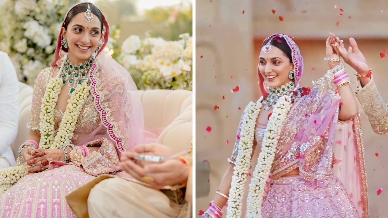 सुवासिक मोगऱ्याच्या कळ्या आणि लाल गुलाबांचे कॉम्बिनेशन्स करून या पद्धतीने सुंदर वरमाला कस्टमाईज करून घेऊ शकता. लग्नातील वरमालांपासून सुंदर वोलपीस सुद्धा बनवले जाते. 