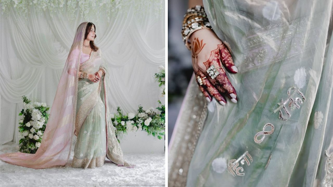 २०२५ मध्ये लग्न झालेल्या अभिनेत्रींनी फॅशन आणि लग्नसोहळ्यातील लुक करताना कोणतीही कॉपी केल्याचे दिसून आले नाही. अभिनेत्री हिना खानाने तिच्या लग्नातील साडीवर नवऱ्याचे नाव सुद्धा कस्टमाइज केले होते.