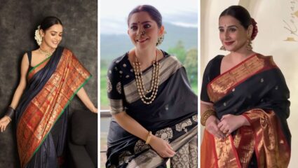 मकर संक्रांतीनिमित्त खरेदी करा काळ्या रंगाची सुंदर पैठणी, मराठमोळ्या लुकने वाढवा सणावारांची शोभा