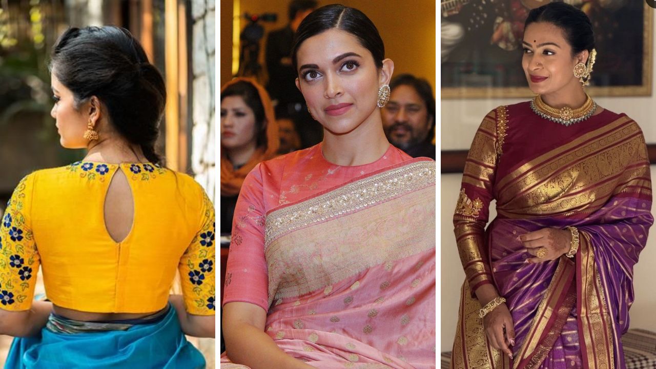 लग्नसराईत मॉडर्न आणि स्टायलिश लुकसाठी नक्की ट्राय करा High Neck Blouse डिझाईन, कोणत्याहीसाडीवर दिसेल शोभून