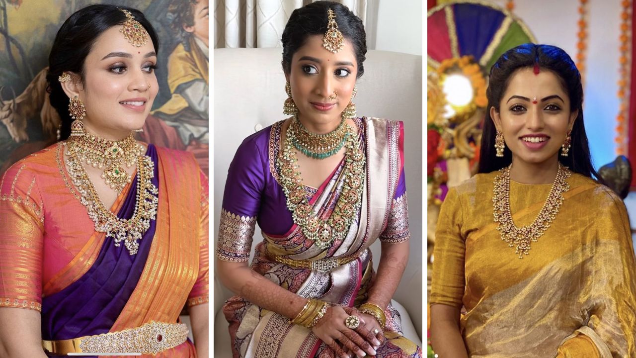 साऊथ इंडियन स्टाईलमधील ‘गुट्टापुसालू’ हाराच्या मनमोहक डिझाईन्स पाहून व्हाल वेडे, रॉयल लुकने दिसा उठावदार