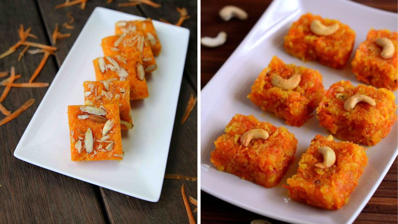 गोड पदार्थ खाण्याची इच्छा झाल्यास घरी झटपट बनवा चविष्ट गाजर बर्फी, पदार्थ खाऊन सगळेच करतील गोड कौतुक
