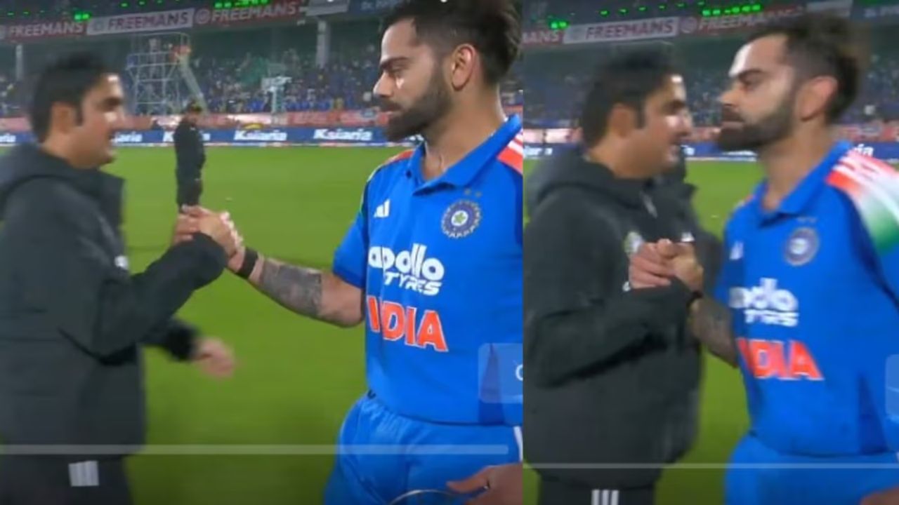 Virat Kohli आणि Gautam Gambhir मध्ये सगळं ठीक नाहीये का? व्हायरल व्हिडिओमुळे उडाला गोंधळ
